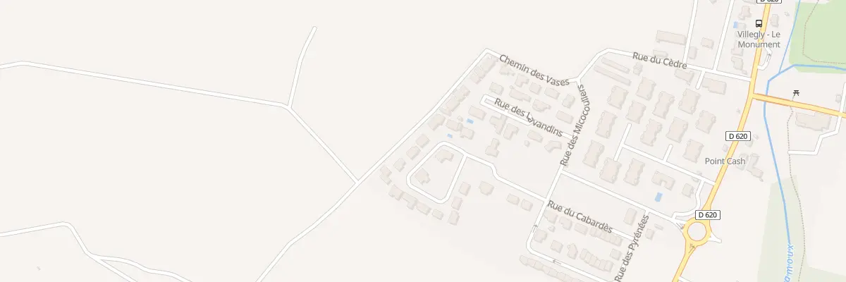 Plan du 13 Rue du Vent d’Autan à Villegly