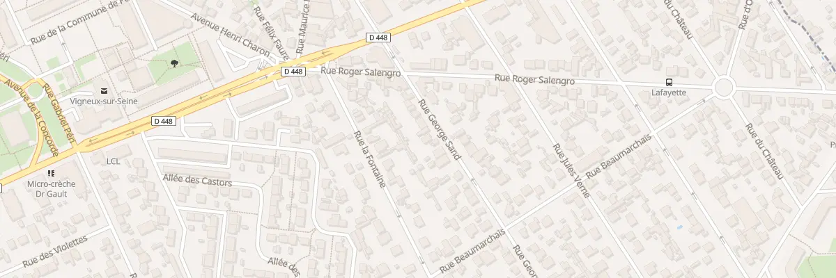 Plan du 12 Rue George Sand à Vigneux-sur-Seine