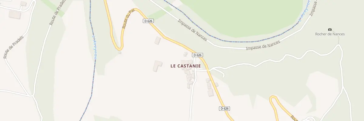 Plan du 5406 Le Castanie à Moyrazès
