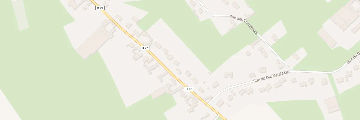 Plan du 35 Rue de Monchy à La Thieuloye