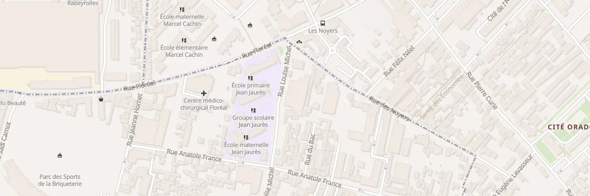 Plan du 98 Rue Louise Michel à Bagnolet