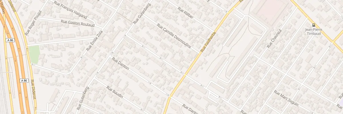 Plan du 12 Rue Bartholome à Drancy