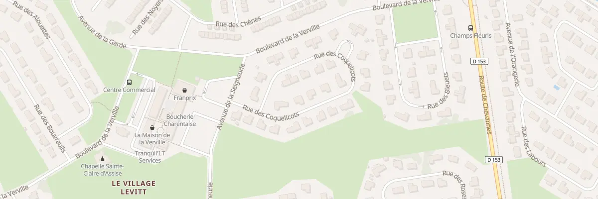 Plan du 3 Rue des Coquelicots à Mennecy