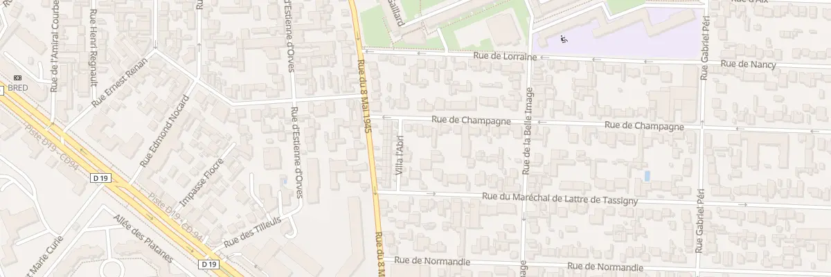 Plan du 8 Rue de Champagne à Maisons-Alfort