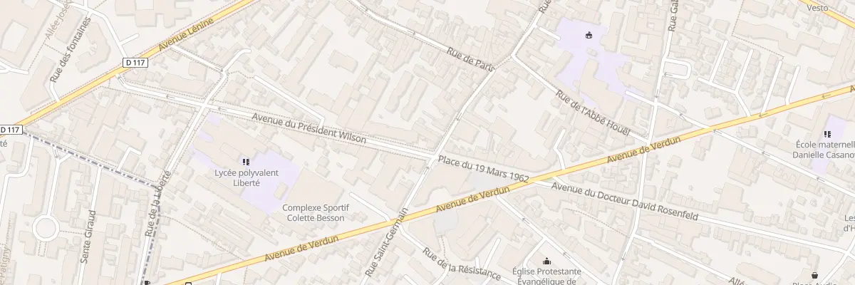 Plan du 69 Av President Wilson à Romainville