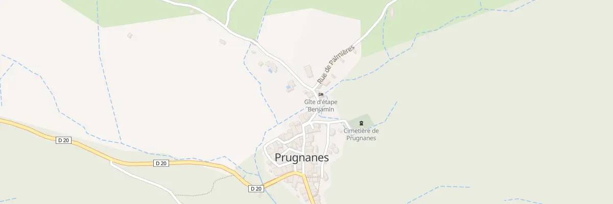 Plan du 9000 Rue du Bugarach à Prugnanes