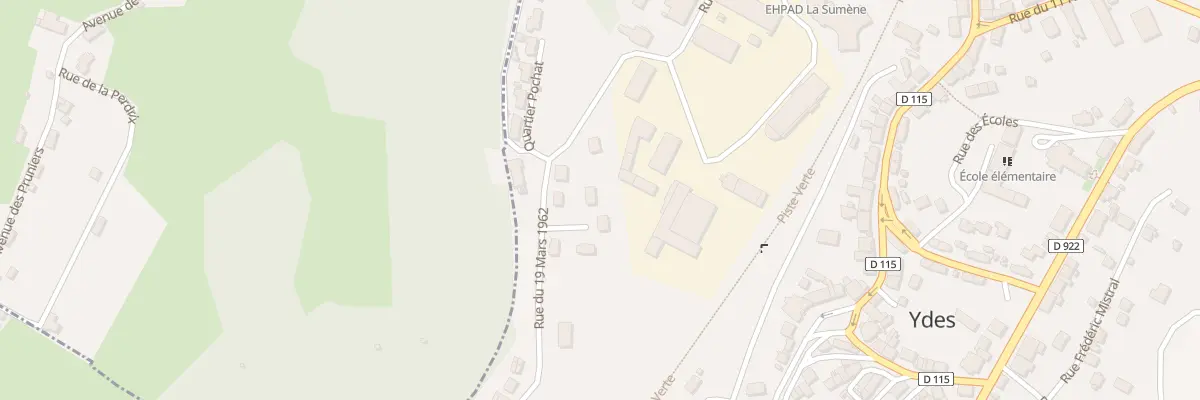 Plan du 8 Rue du 19 Mars 1962 à Ydes