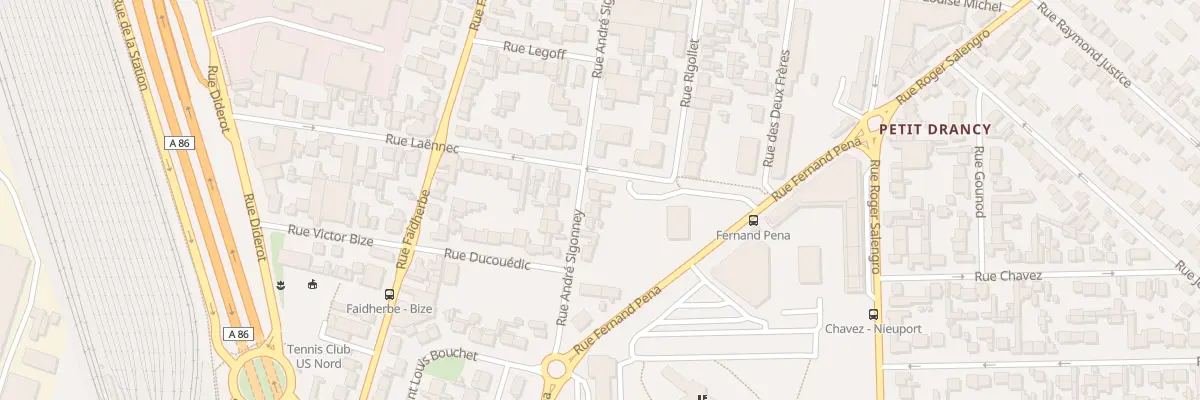 Plan du 33 Rue Andre Sigonney à Drancy