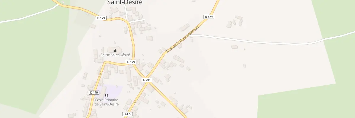 Plan du 1 La Creuse à Saint-Désiré