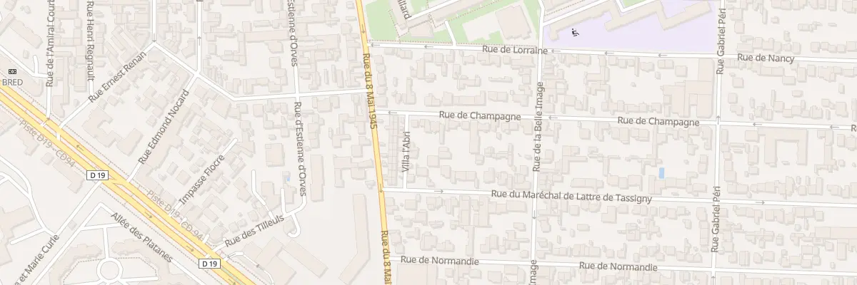 Plan du 10 Rue de Champagne à Maisons-Alfort
