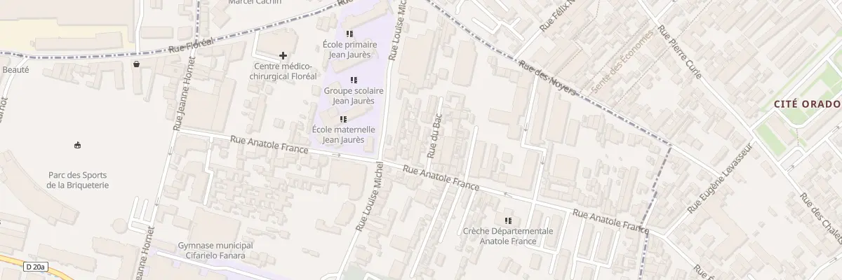 Plan du 69 Rue Anatole France à Bagnolet