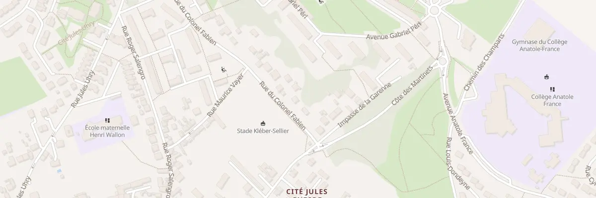 Plan du 4 Rue du Colonel Fabien à Montataire