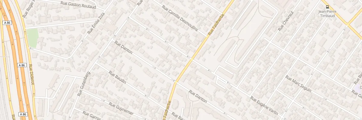Plan du 3 Rue Bartholome à Drancy