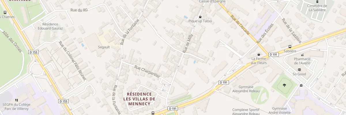 Plan du 26 Rue de Milly à Mennecy