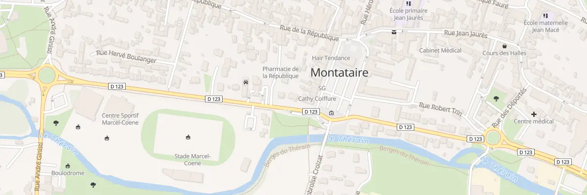 Plan du 2001 Av Guy Moquet à Montataire