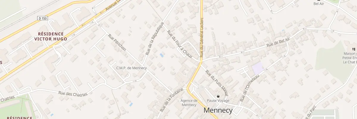 Plan du 13 Rue du Général Pierre à Mennecy