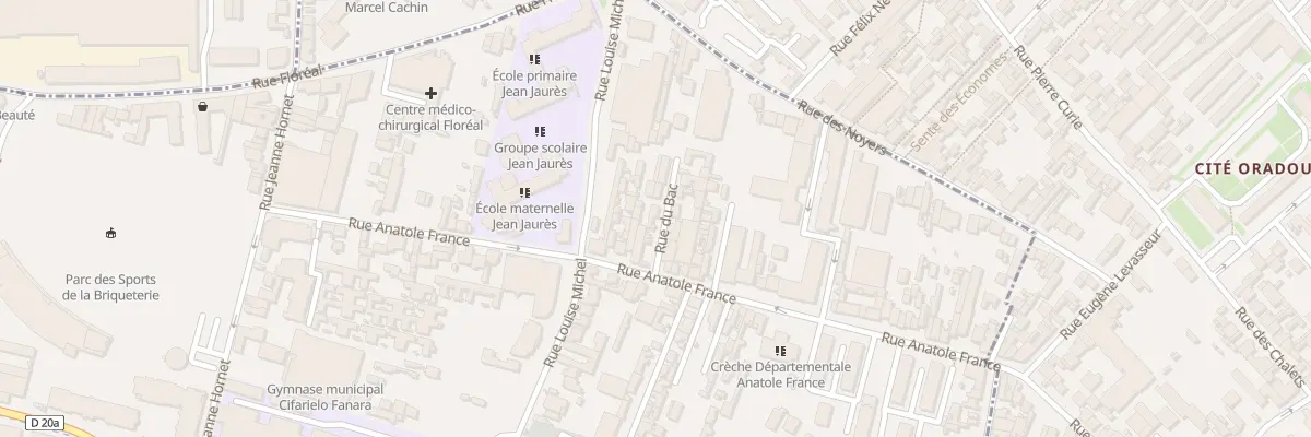Plan du 71 Rue Anatole France à Bagnolet
