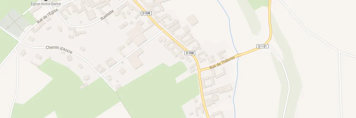 Plan du 18 Rte d’Albert à Sarton