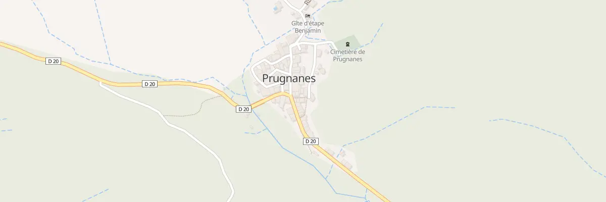 Plan du 44 Le Village à Prugnanes