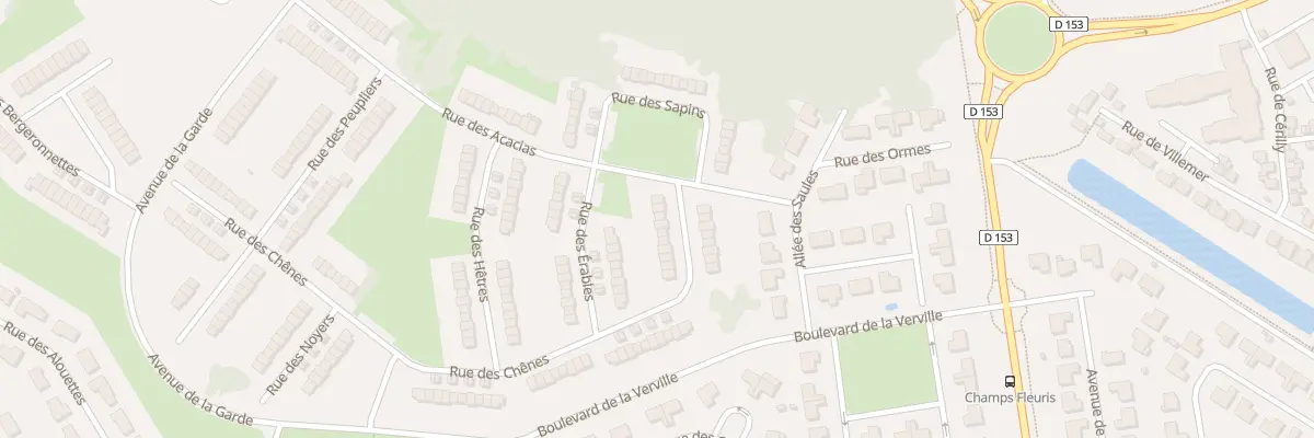 Plan du 6 Rue des Chénes à Mennecy