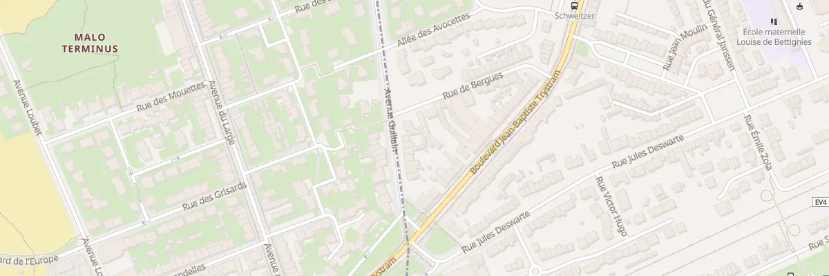 Plan du 86 Av Guillain à Leffrinckoucke