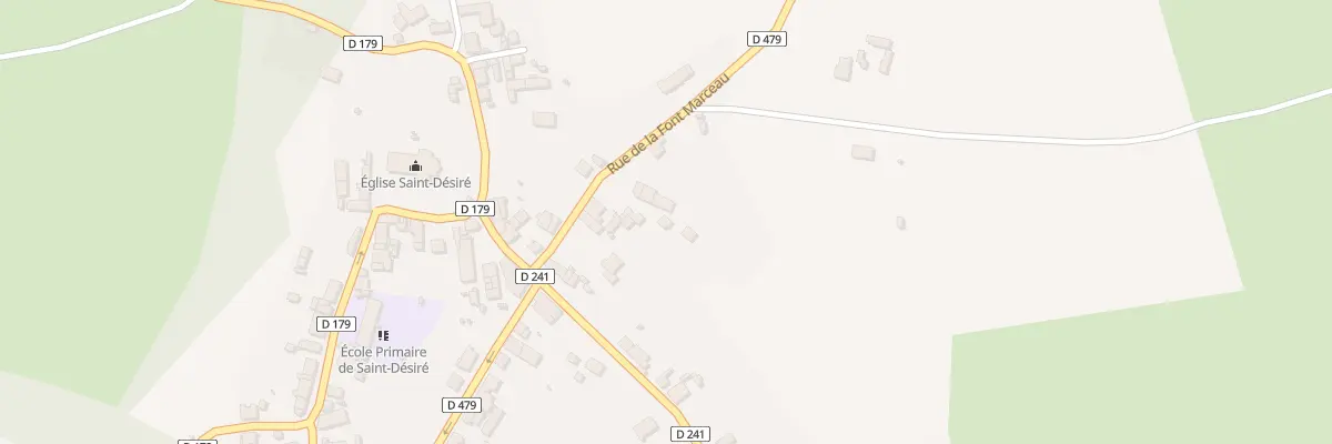Plan du 3 La Creuse à Saint-Désiré