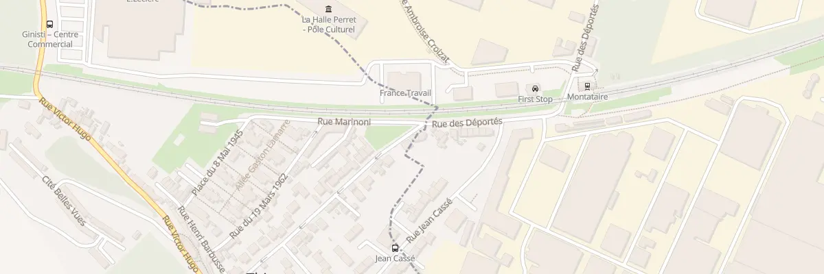 Plan du 34 Rue Jean Jaurès à Thiverny