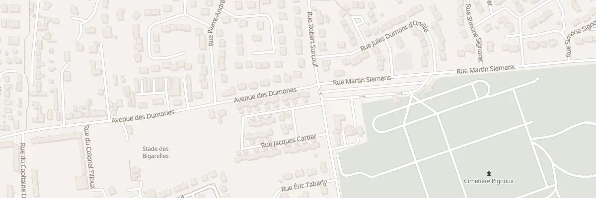 Plan du 6 Rue Jacques Cartier à Bourges