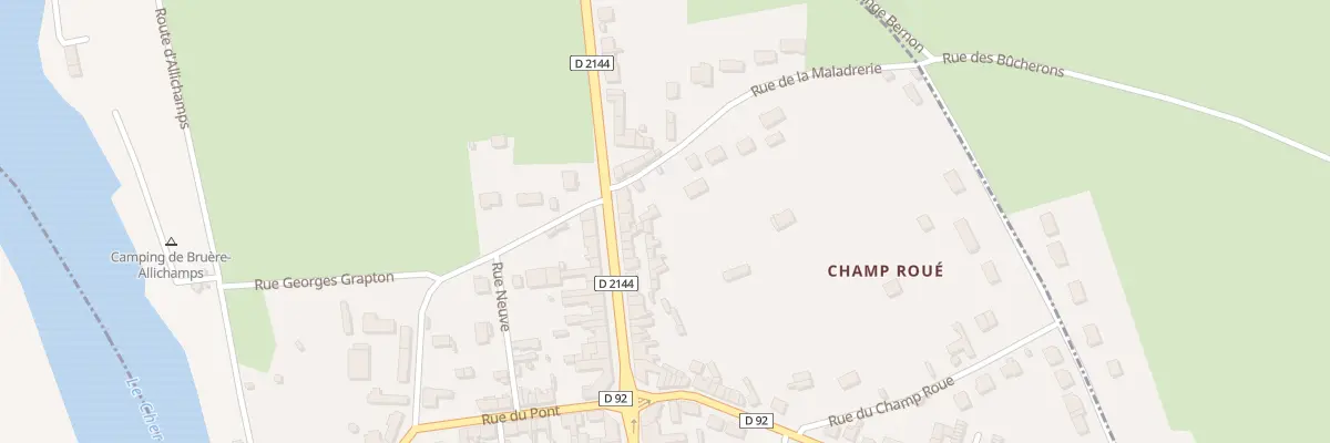 Plan du 28C Rte de Bourges à Bruère-Allichamps