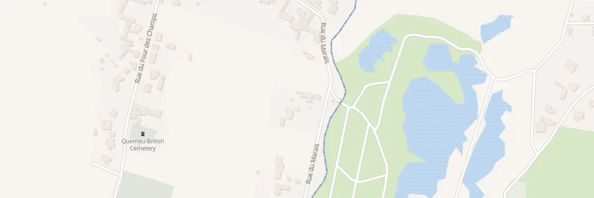 Plan du 6 Rue du Marais à Querrieu