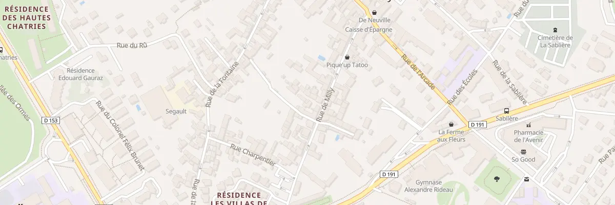 Plan du 18 Rue de Milly à Mennecy