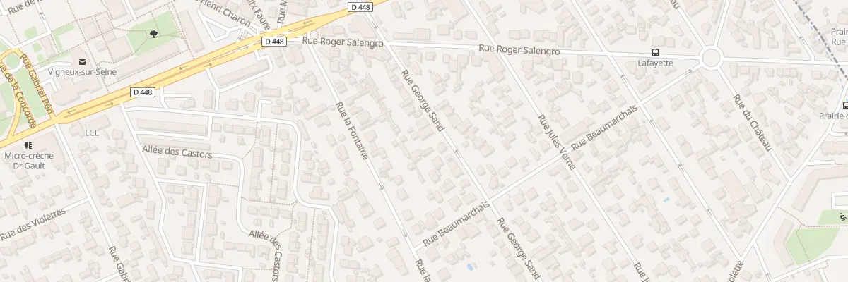 Plan du 18 Rue George Sand à Vigneux-sur-Seine