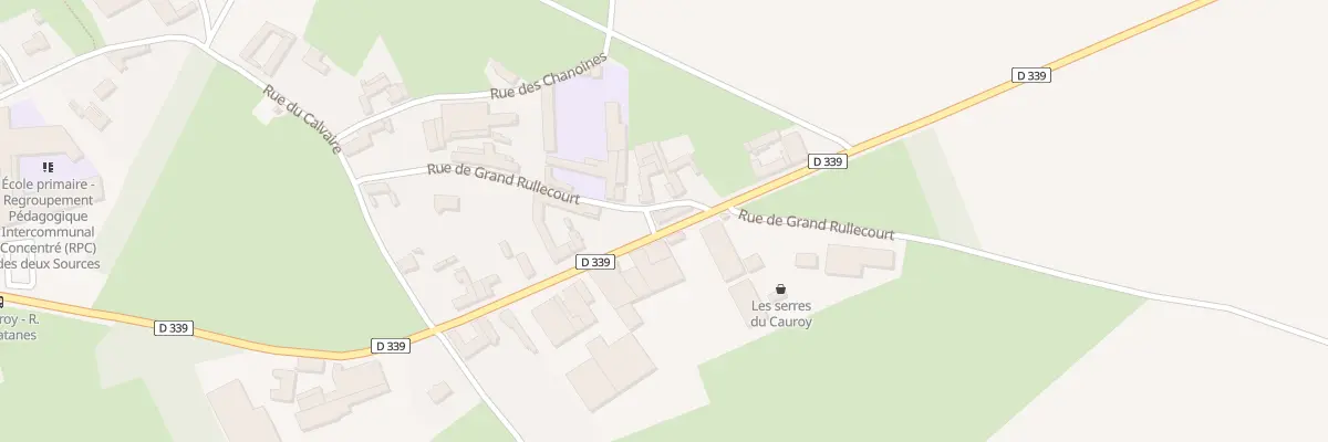 Plan du 183 Rue des Coudriers à Berlencourt-le-Cauroy