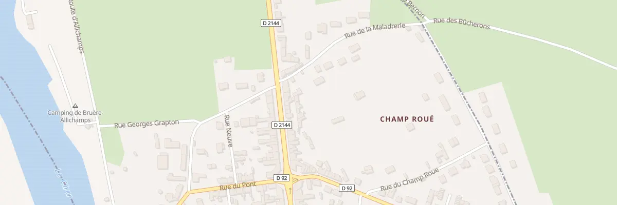 Plan du 9060F Rte de Bourges à Bruère-Allichamps