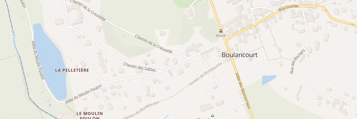 Plan du 13 Rue Grande à Boulancourt