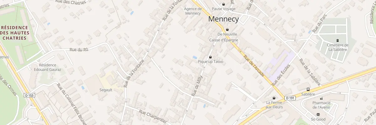 Plan du 12 Rue de Milly à Mennecy