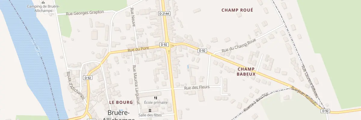 Plan du 5 Av de Saint-amand à Bruère-Allichamps