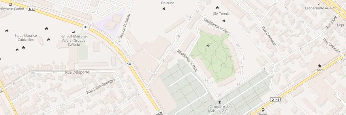 Plan du 54 Rue du 11 Novembre 1918 à Maisons-Alfort