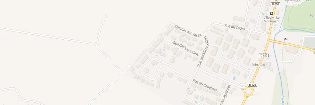 Plan du 9 Rue du Vent d’Autan à Villegly
