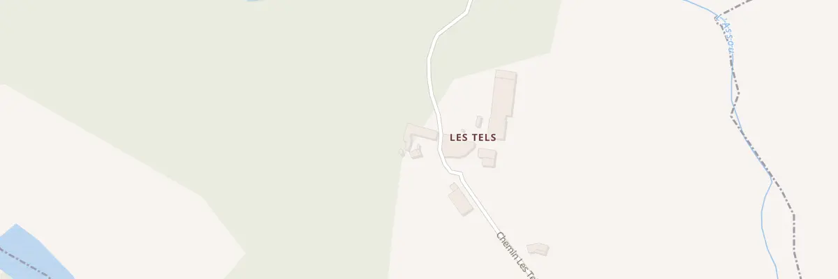 Plan du 474 Che Les Tels au Fraysse