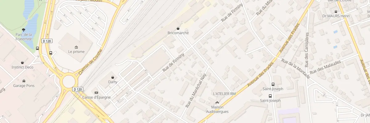 Plan du 35 Rue de Firminy à Aurillac