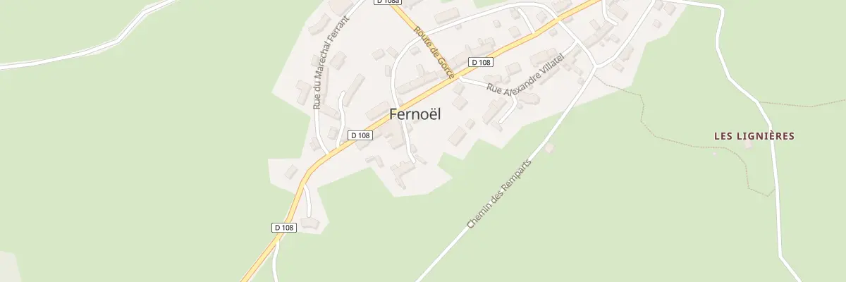 Plan du 5021 Le Bourg à Fernoël