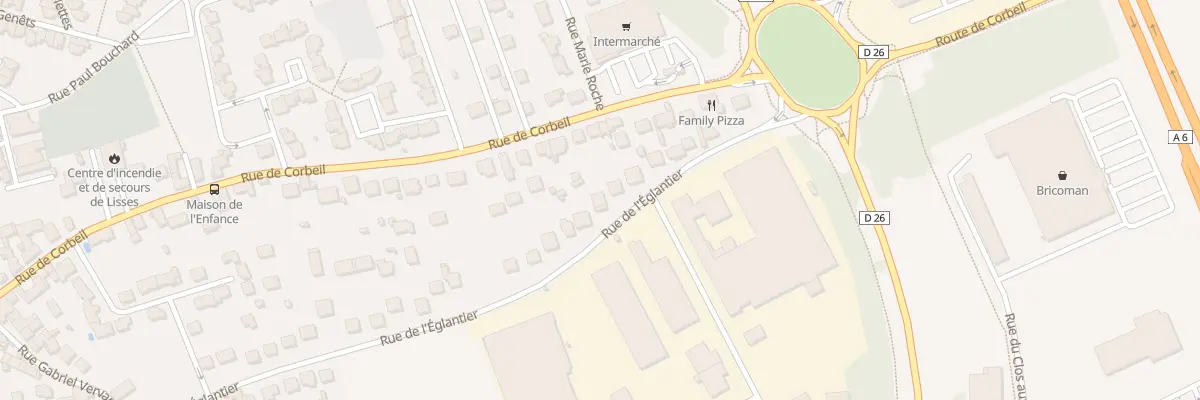 Plan du 53 Rue de l’Eglantier à Lisses