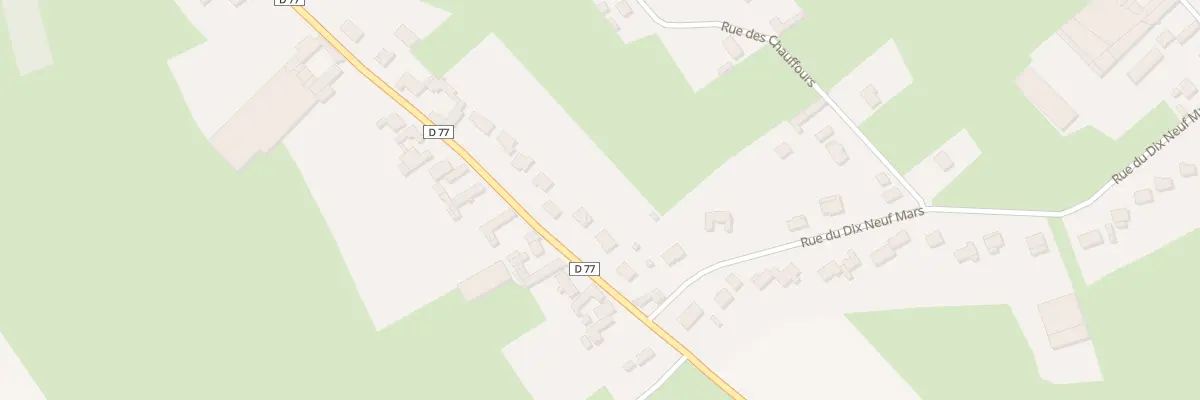 Plan du 39 Rue de Monchy à La Thieuloye