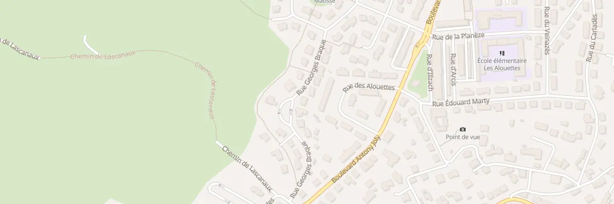 Plan du 17 Rue Georges Braque à Aurillac
