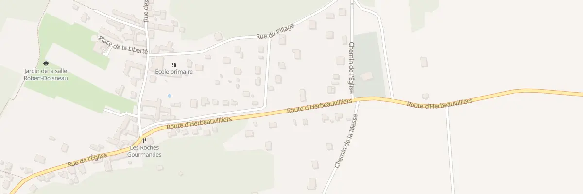 Plan du 60 Rue de l’Eglise à Buthiers