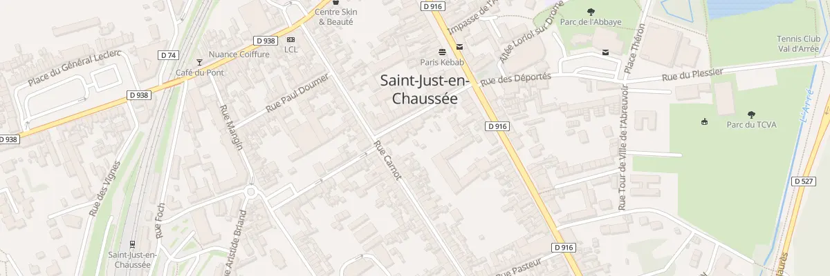 Plan du 13 Rue Pierre Bogaert à Saint-Just-en-Chaussée