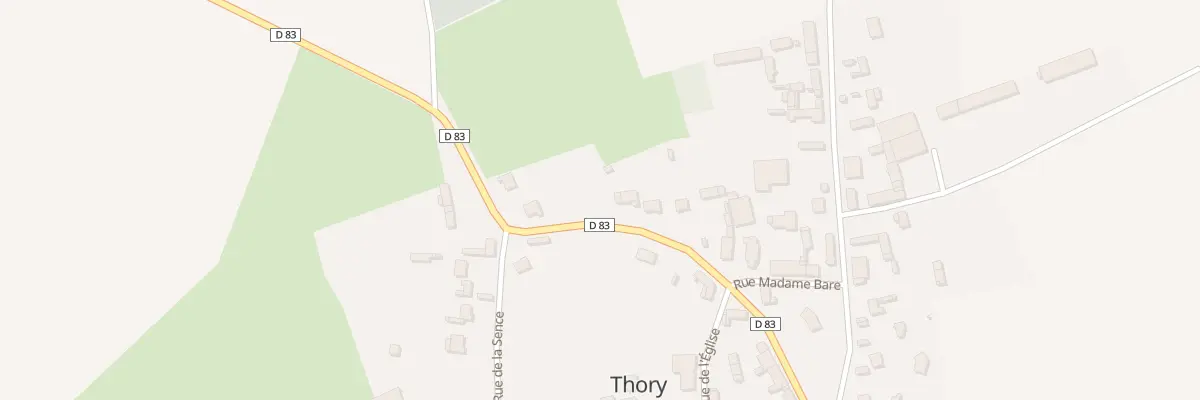 Plan du 10 Rue du Frien à Thory