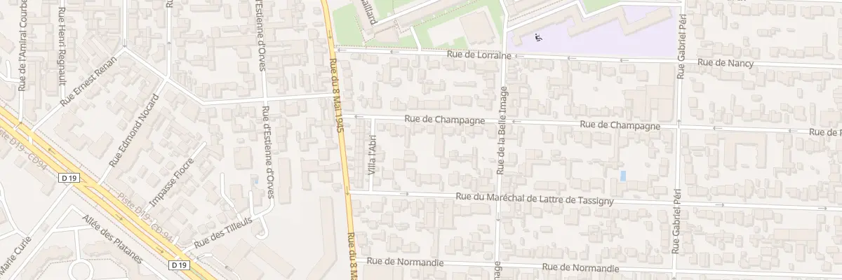 Plan du 16 Rue de Champagne à Maisons-Alfort