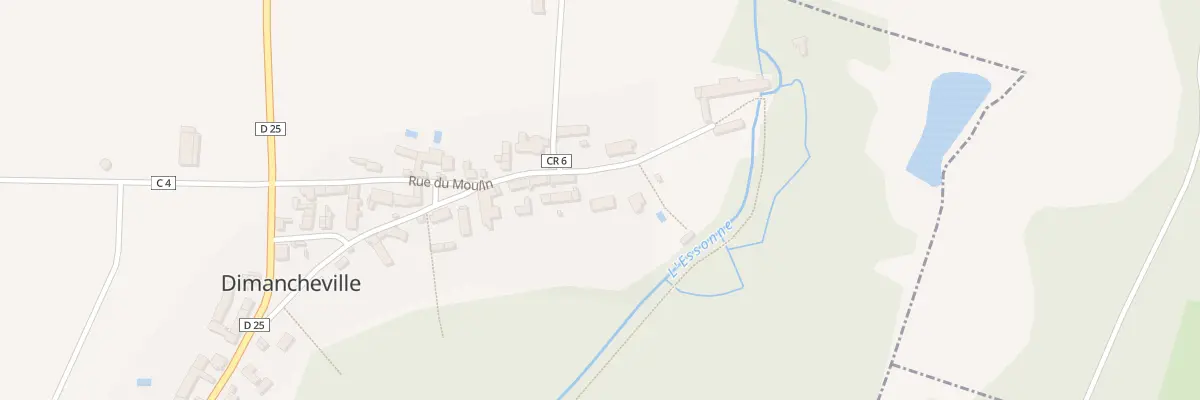 Plan du 5B Rue du Moulin à Dimancheville